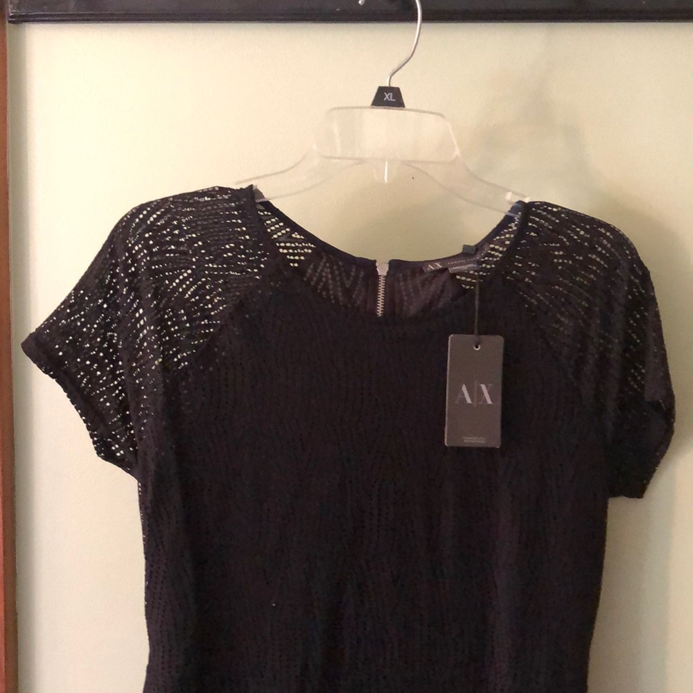 Armani exchange little black dress